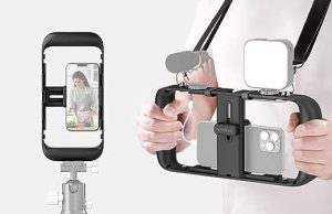 NEEWER A104 Smartphone Video Rig with Neck Strap
