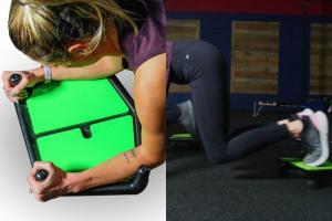 HIIT Split Ab Roller Full Body Trainer Splits In Two