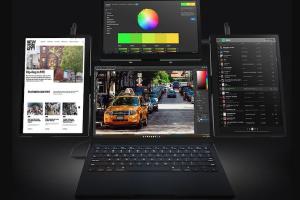 Quanvizo Extend Pro Modular 4-Screen Laptop Monitor