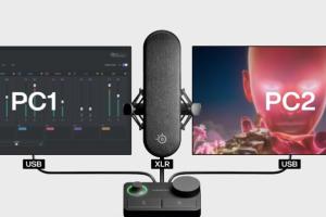 SteelSeries Alias Pro Gaming Microphone for Dual PC Streaming