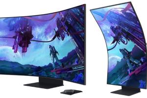 SAMSUNG 55-inch Odyssey Ark 2nd Gen Curved Gaming Monitor (1000R)