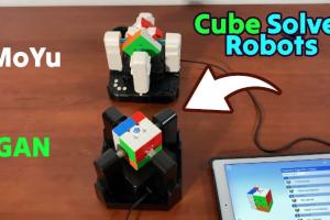 GAN & MoYu Rubik’s Cube Solver Robots Compared