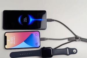 Weast 3-in-1 Zipper Charging Cable for iPhone, Apple Watch