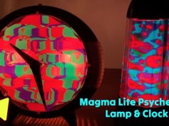 Magma Lite Motion Lamp & Time Machine Clock