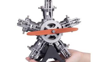 TECHING DM116 5-Cylinder Radial Engine Model