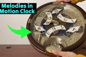 Seiko QXM377BRH Melodies in Motion Clock