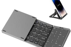 MoKo Pocket-Sized Tri-Folding Bluetooth Keyboard