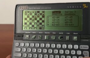 Psion 3a Chess Computer from 1990s