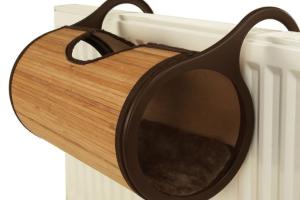 Rosewood Bamboo Cat Radiator Bed