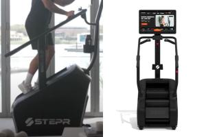 Stepr+ Stair Climber with 27-inch Touchscreen Display