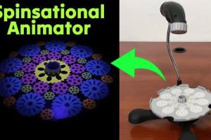 Spinsational Animator Tested: UV Strobe Light Animations Toy
