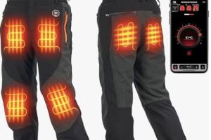 KEMIMOTO App Smart Heated Pants with 6 Zones