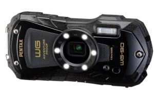 PENTAX WG-90 Freezeproof Shockproof Camera with LED Ring Light