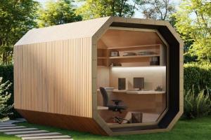 Wooden Dream House Modern Garden Office