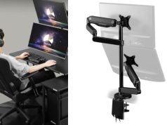 Bauhutte Long Monitor Arm for Dual Displays