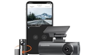 DDPAI N1 Dual Dash Cam with Super Night Vision
