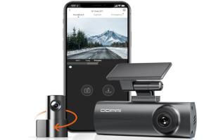 DDPAI N1 Dual Dash Cam with Super Night Vision