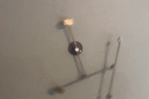 Triple Pendulum Kinetic Wall Toy