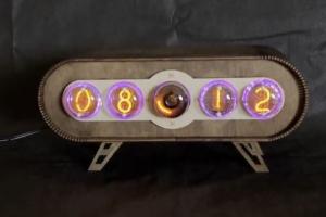 Pulsar IN-4 + Decatron Nixie Tube Clock