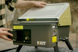 EXIT Fire’n’Go Battery Powered Portable Pellet Grill