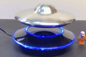 Handmade 7-inch Levitating UFO