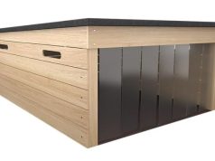 The Cube Robot Lawn Mower Garage