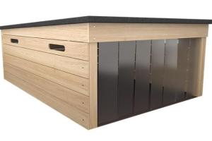 The Cube Robot Lawn Mower Garage