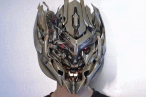 Killerbody Wearable Megatron Helmet with Electronically Moving Parts