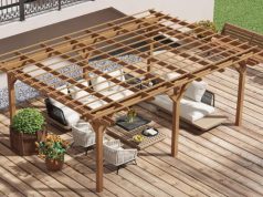 Outsunny 12′ x 16′ Outdoor Pergola for Your Backyard
