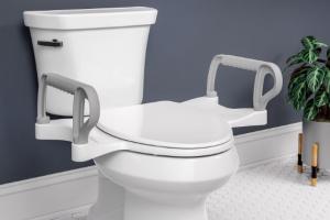 Bemis Assist Toilet Seat with Built-in Handles for Seniors