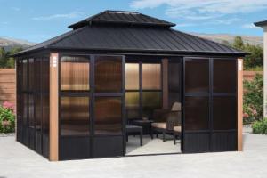 Purple Leaf 12’X14′ Aluminum Patio Sunroom