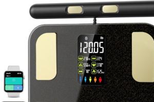 RunSTAR 8-Electrode Body Composition Analyzer Scale with Apple Watch Support