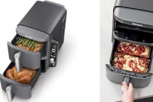 Ninja SL401 DoubleStack XL Air Fryer Can Cook 4 Foods at Once