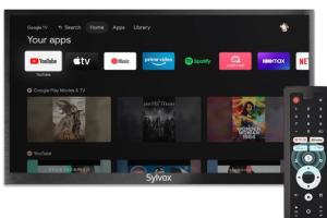 SYLVOX PoolProQLED+ 55-inch Weatherproof 4K Google TV