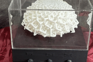 Cascading Cubes: 3D Printed Animated Zoetrope