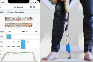PitchSix Force Board Bluetooth Isometric Trainer for Climbers
