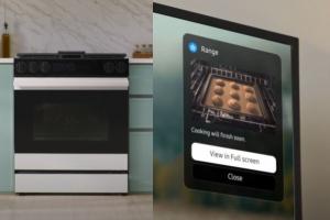 Samsung NX9100D Bespoke Gas Range with App & Camera