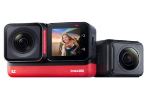 Insta360 ONE RS Twin Action Camera with 4K 60fps & 5.7K 360 Interchangeable Lenses