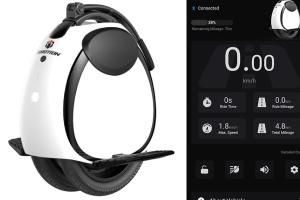 INMOTION E20 14″ Self Balancing Unicycle with App, 20km/h Speed