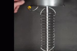 Spin Industrial Lamp Marble Machine