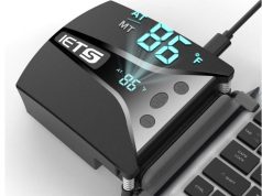 IETS GT202UB Laptop Cooler with Temperature Display