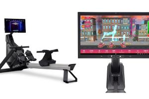 Aviron Strong Rower with 22-inch Screen, Gamified Workouts
