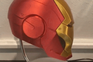 3D Printed Levitating Iron Man Helmet