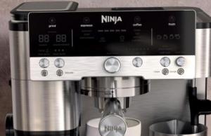 Ninja Luxe Café Premier Espresso, Drip Coffee, and Cold Brew Machine with Grinder