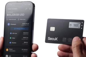 SecuX Shield BIO Bitcoin Wallet with Biometric Authentication, E-ink Display