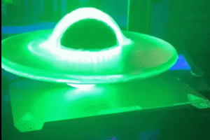3D Printed Black Hole Lamp with Remote