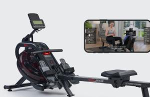 Phantom Hydro Smart Inclined Water Rower with App