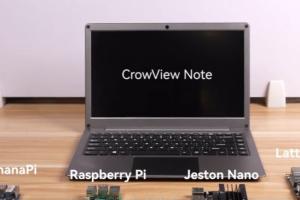 CrowView Note Turns Raspberry Pi 5, Jetson Nano Into a Laptop