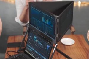 TriCreate Adjustable 3-Screen Monitor