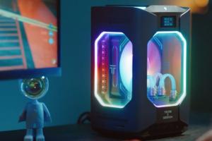 MEGAMINI G1 Liquid Cooled Mini Gaming PC (i9-13900H) with 15 Ports